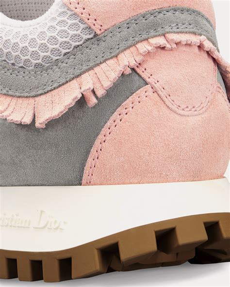 dior 403|C'est Dior Sneaker Gray and Deep Pink Suede Calfskin and .